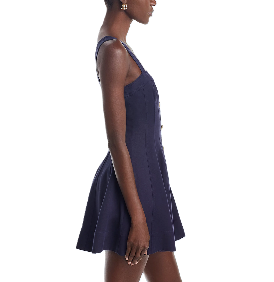 AQUA x Liat Baruch Button Front Mini Dress MSRP $118