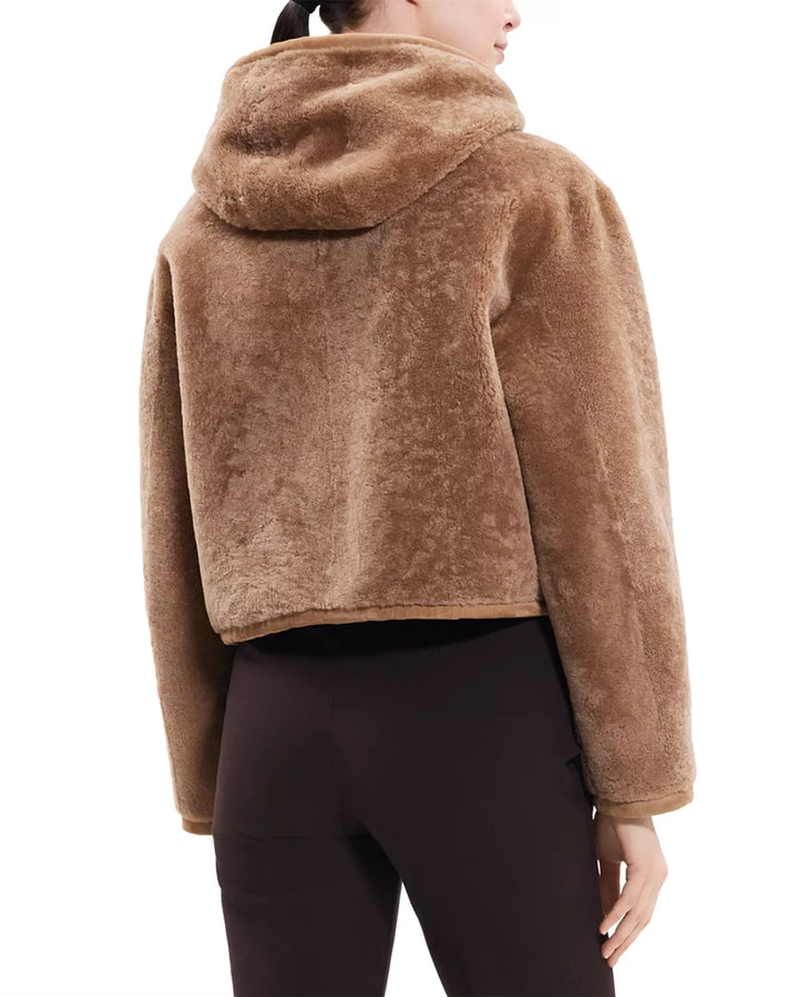 Theory Shearling Reversible Cropped Parka MSRP $2195