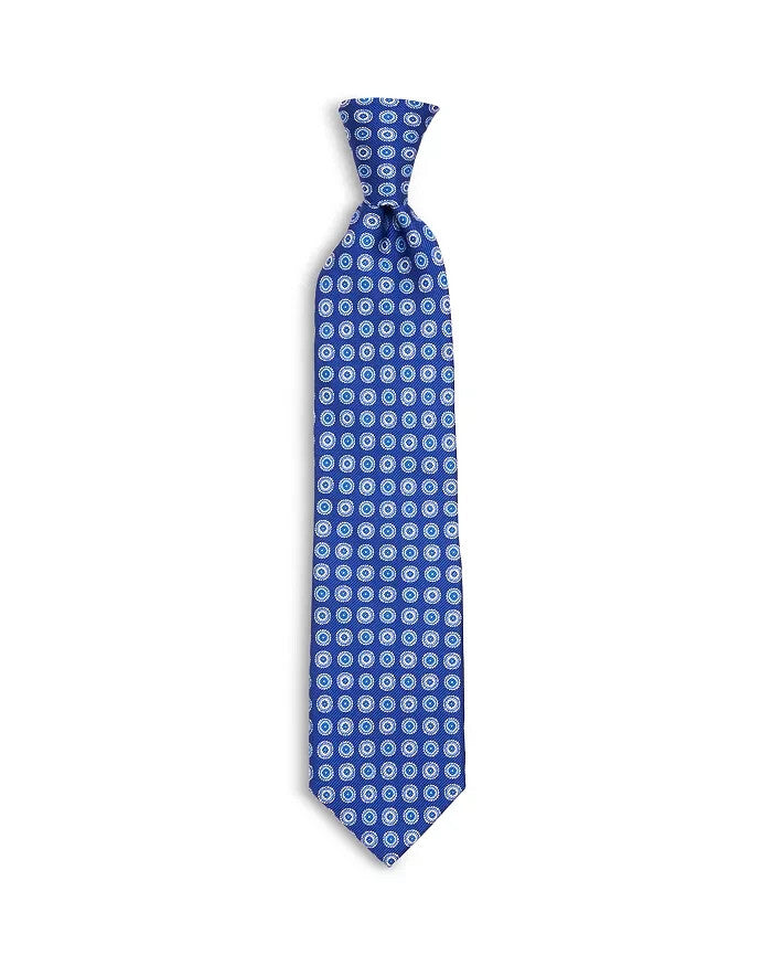 David Donahue Circle Medallion Silk Classic Tie MSRP $135