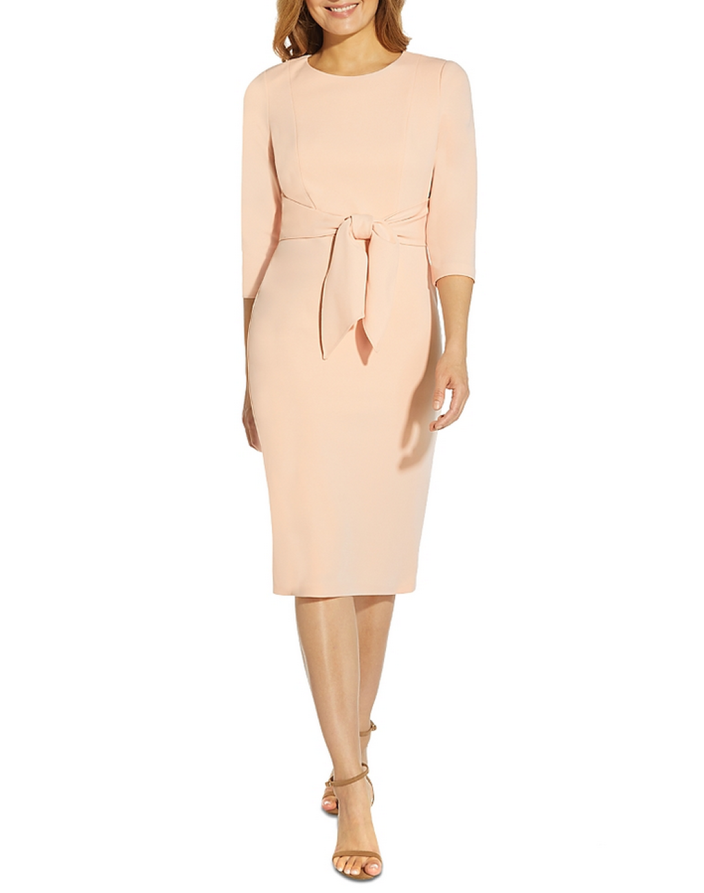 Adrianna Papell Tie-Waist Dress MSRP $129
