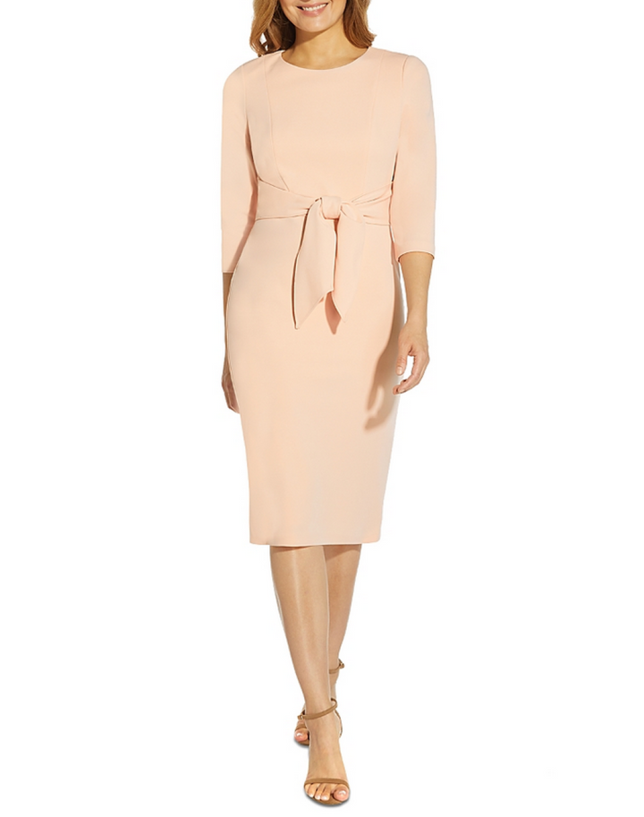 Adrianna Papell Tie-Waist Dress MSRP $129