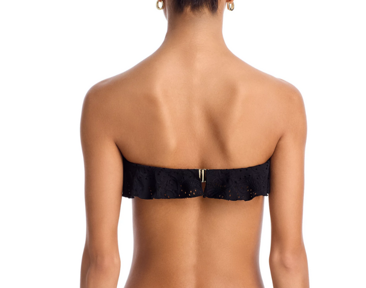 AQUA Ruffled Bikini Top MSRP $68