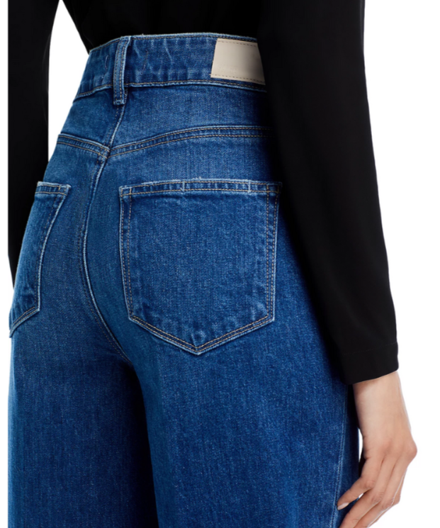 PAIGE Sasha High Rise Wide Cuff Jeans MSRP $279