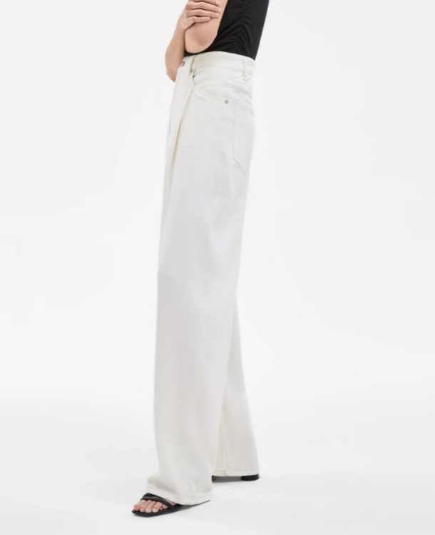 BOSS High-Rise Slouchy Wide-Leg Jeans MSRP $208