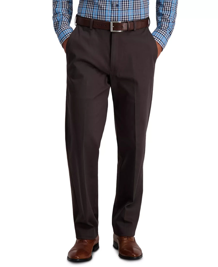 Haggar® Classic-Fit Flat Front Hidden Comfort Waistband Pant MSRP $70