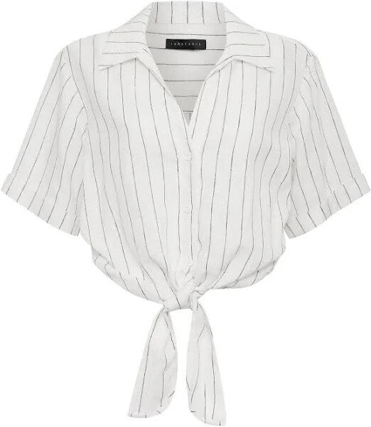 Sanctuary Ocean Tie Front Shirt MSRP$ 89