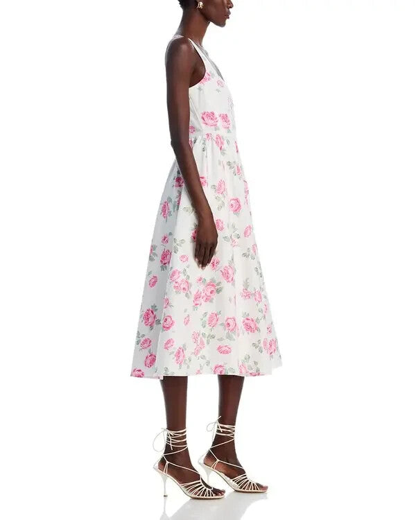 WAYF Desi Corset Midi Dress MSRP $128