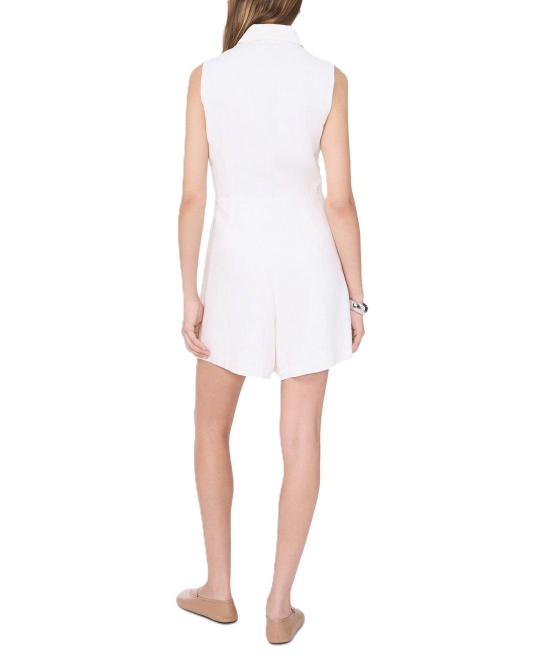1.STATE Double-Breasted Sleeveless Romper MSRP $89