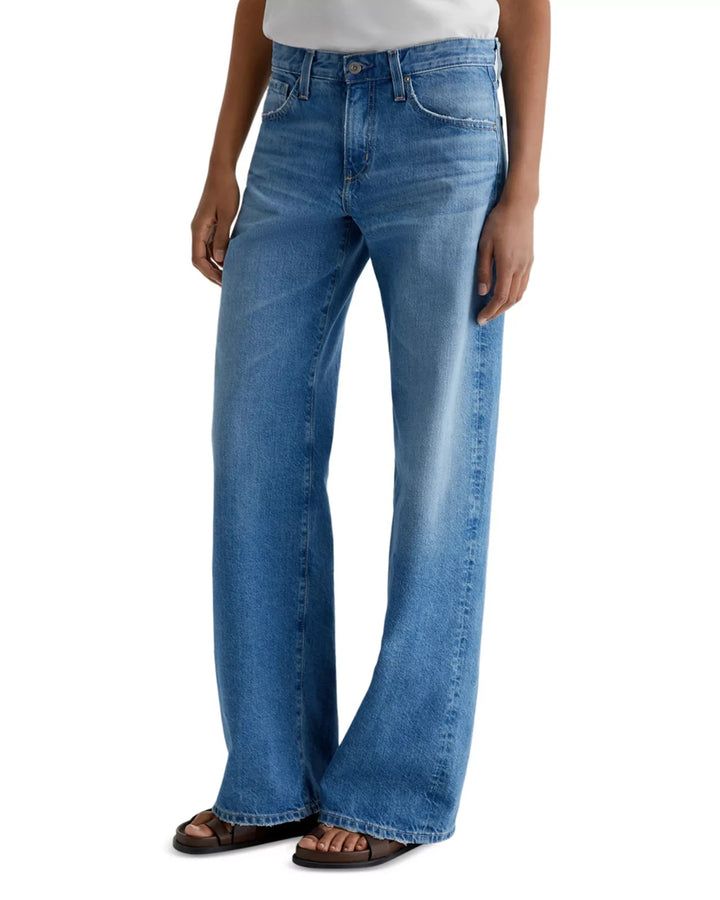 AG Adria Low Rise Wide Leg Jeans MSRP $225