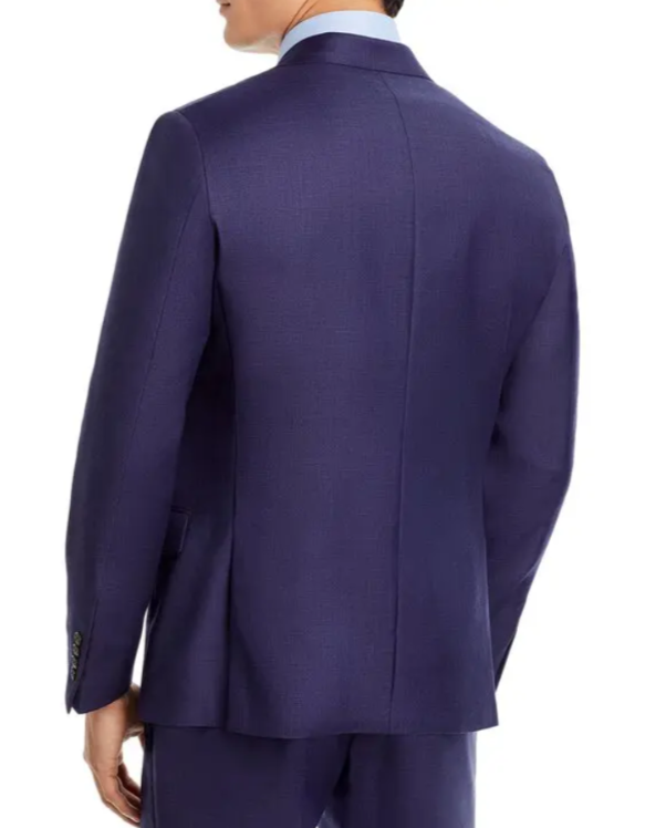 Robert Graham Modern Fit Purple Sharkskin Suit Jacket MSRP $598