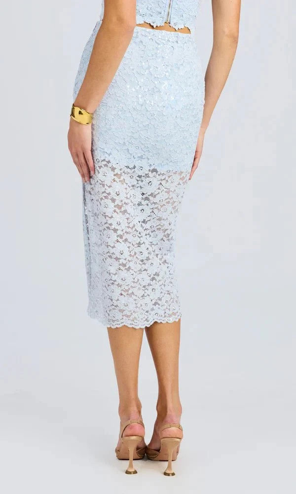 Generation Love Rave Sequin Lace Skirt MSRP $235