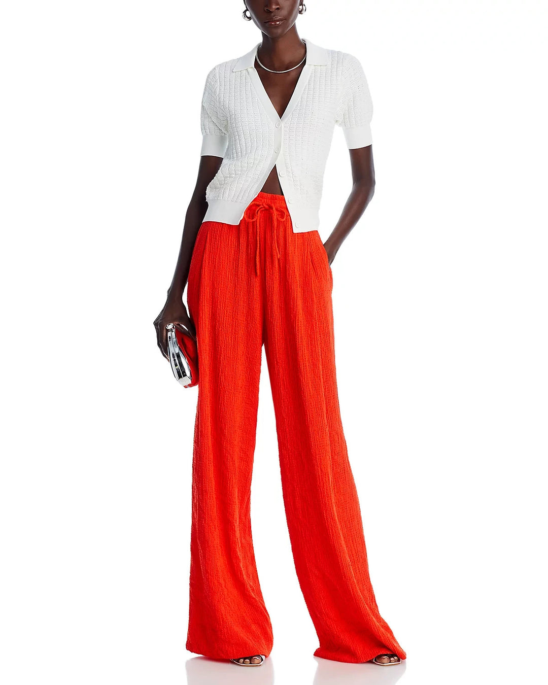 Essentiel Antwerp Knit Polo Top MSRP $195