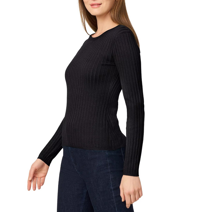 Melissa Paige Women's Ribbed Scoop-Neck Sweater MSRP $46.50