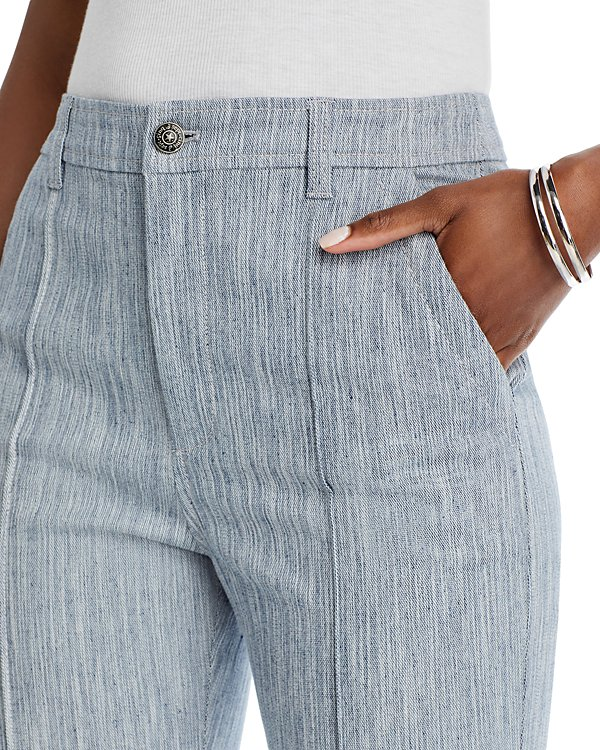 Cinq a Sept Evelyn Pintucked Flare Leg Pants MSRP $295