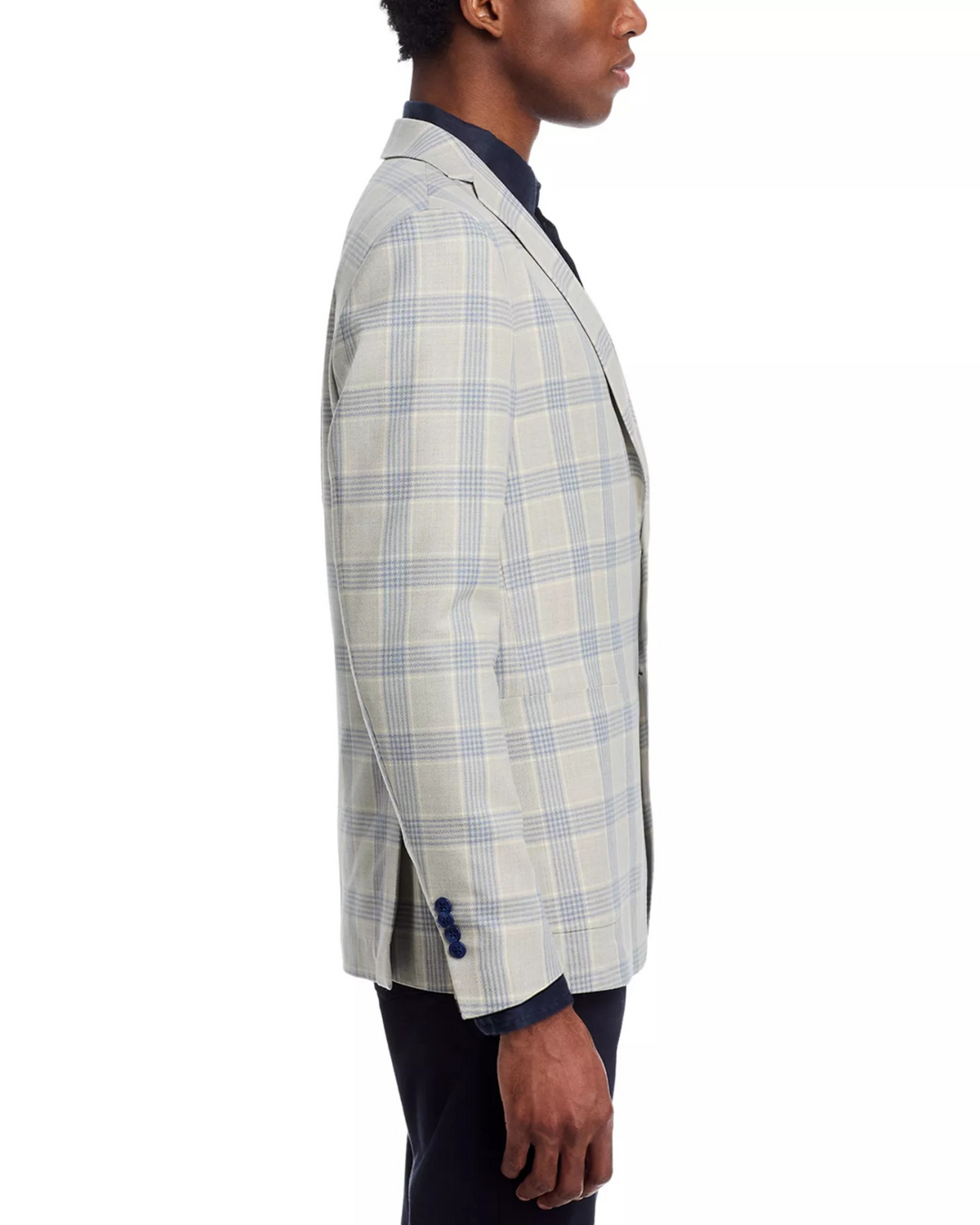 John Varvatos Star USA Star USA Plaid Slim Fit Sport Coat MSRP $598