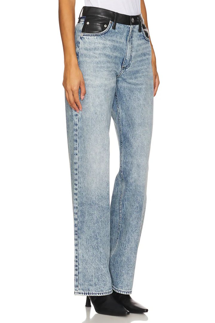 Rag & Bone Shea High-Rise Lefferts Relaxed Straight Jean MSRP $298