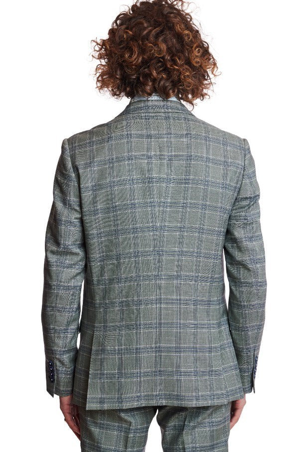 Paisley & Gray Dover Slim Fit Plaid Sport Coat MSRP $250