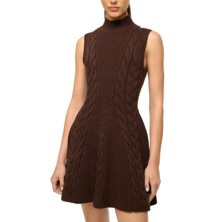 STAUD Charade Sweater Dress MSRP $345