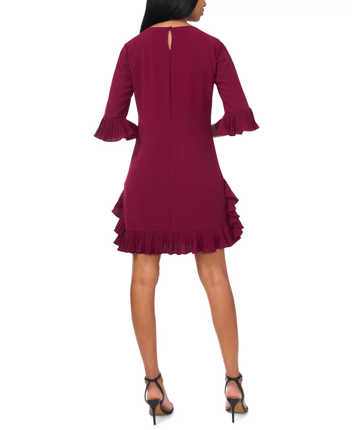 MSK Petite Pleated-Trim Shift Dress MSRP $79