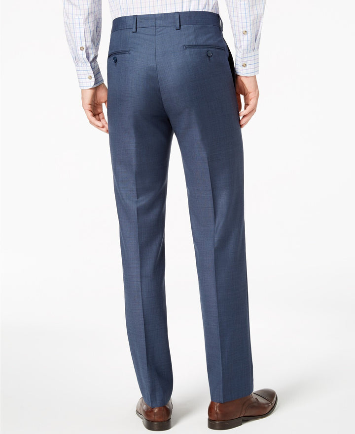 Calvin Klein Slim-Fit Wool-Blend Stretch Suit Pants MSRP $200