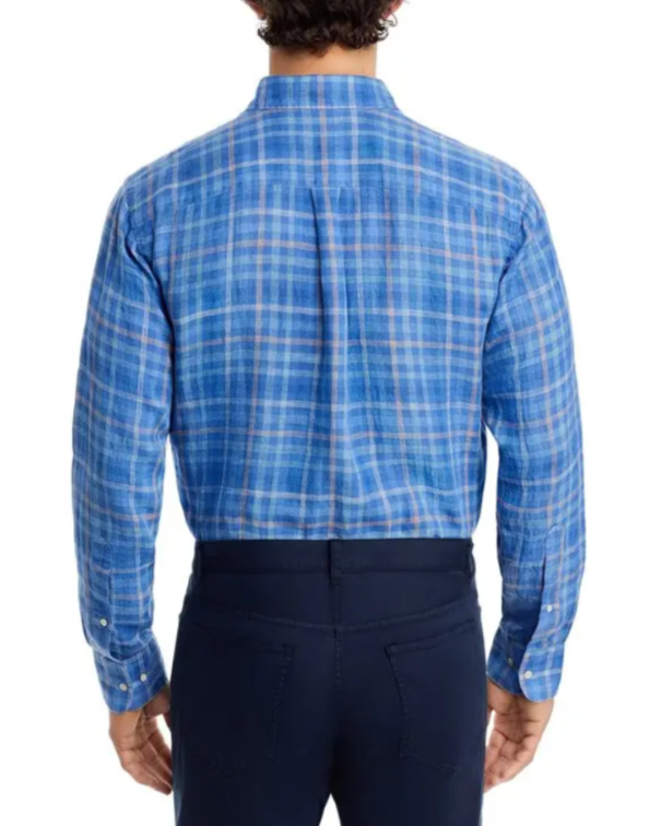 Peter Millar Crown Ashore Linen Sport Shirt MSRP $160
