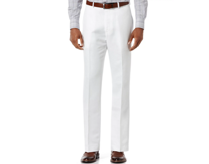 Perry Ellis MEN Linen Blend Solid Twill Pants MSRP $89