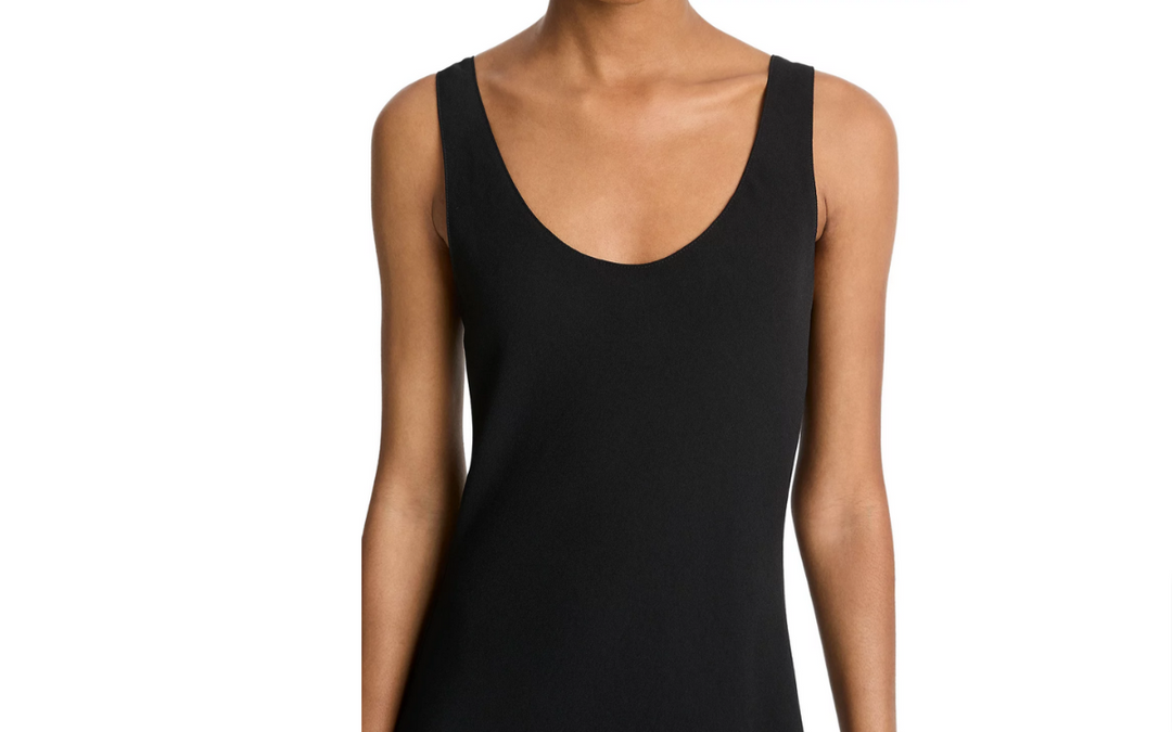 Vince Scoop Neck Slip Midi Dress MSRP $395