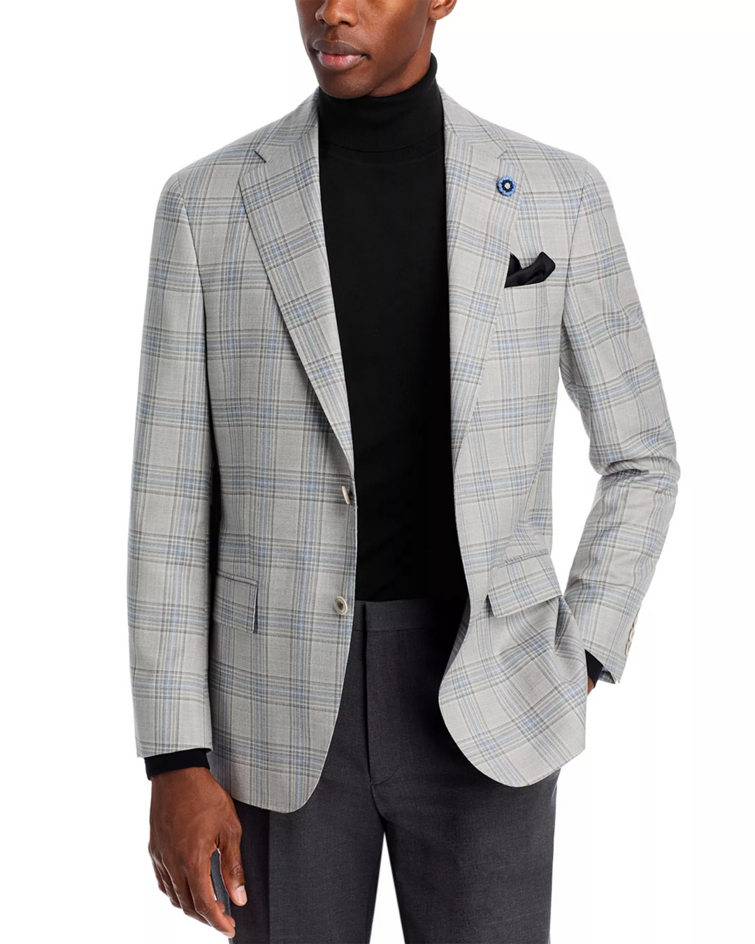 Hart Schaffner Marx New York Plaid Regular Fit Sport Coat MSRP $648