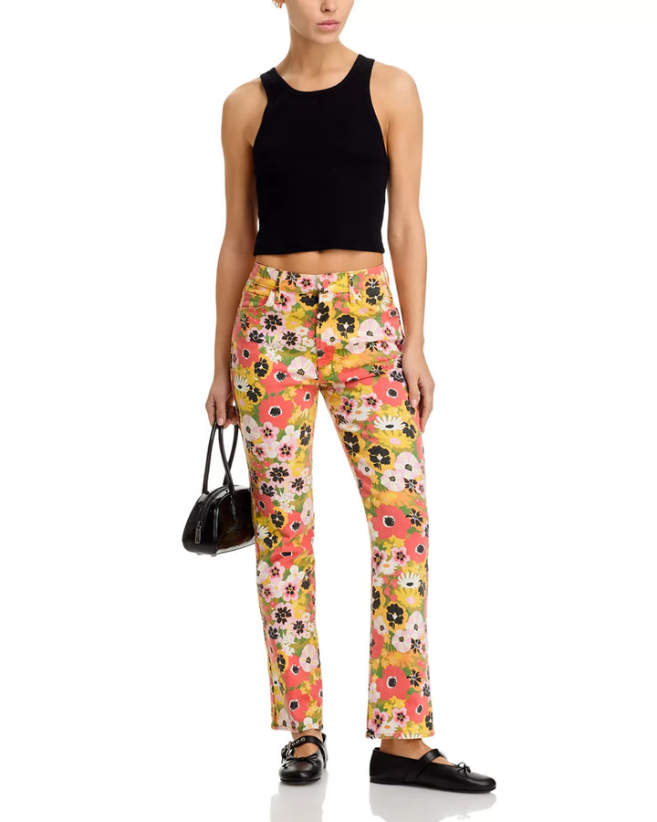 MOTHER Smokin Double Flood High Rise Ankle Jeans MSRP $228