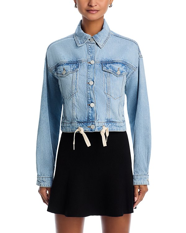 BLANKNYC Drawstring Denim Jacket MSRP $148