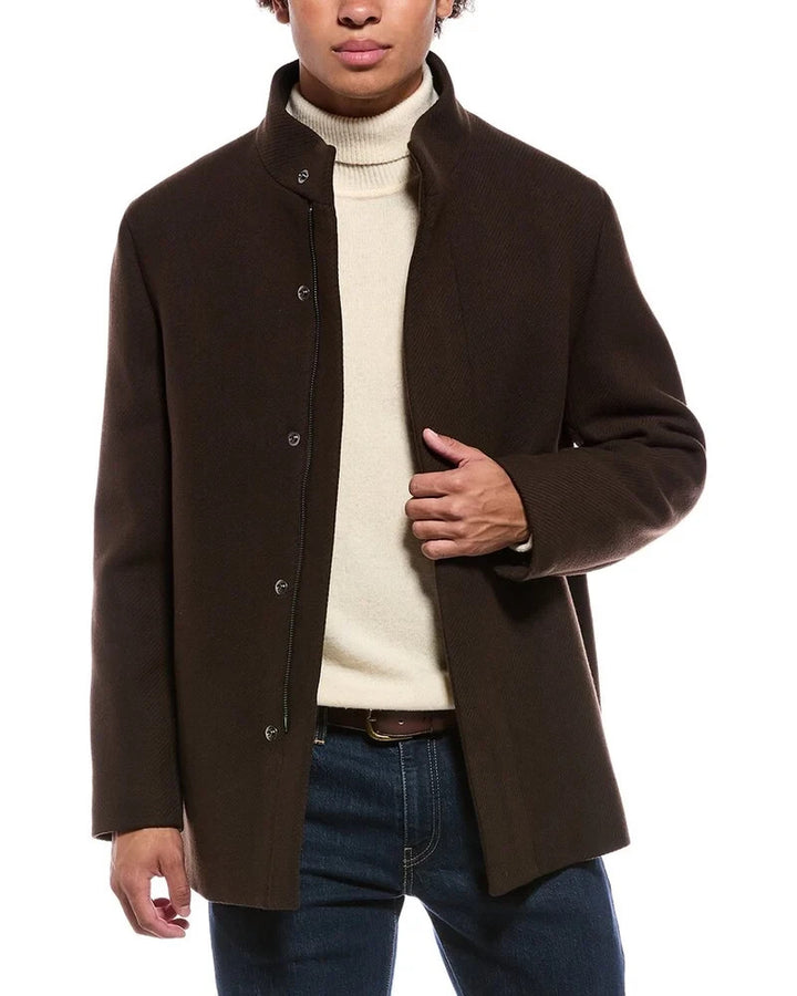 Theory Clarence Wool Melton Coat MSRP $765
