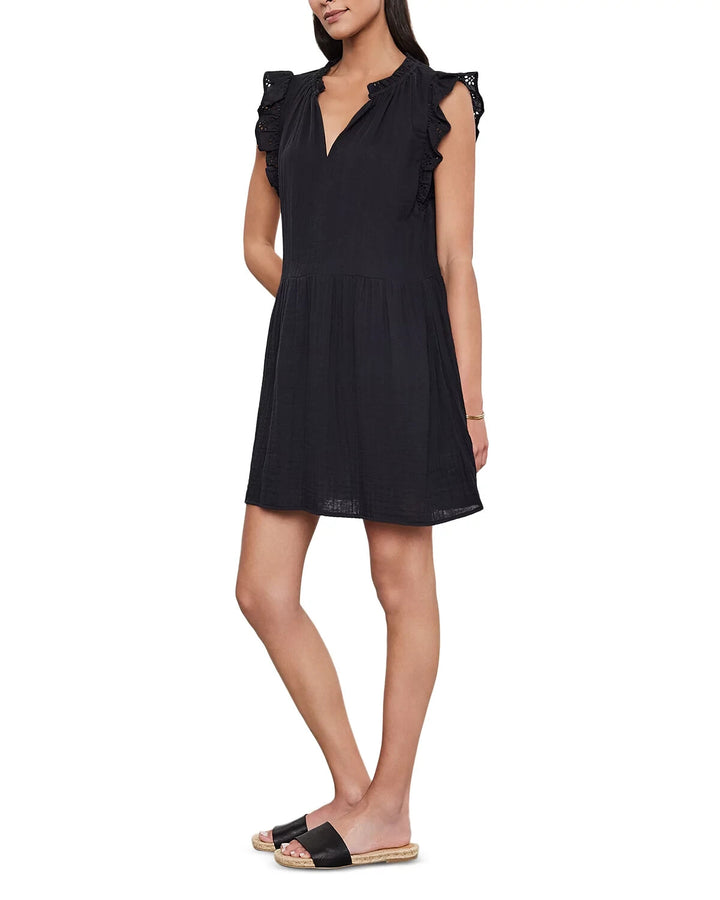 Velvet by Graham & Spencer Grace Ruffle Sleeve Mini Dress MSRP $219