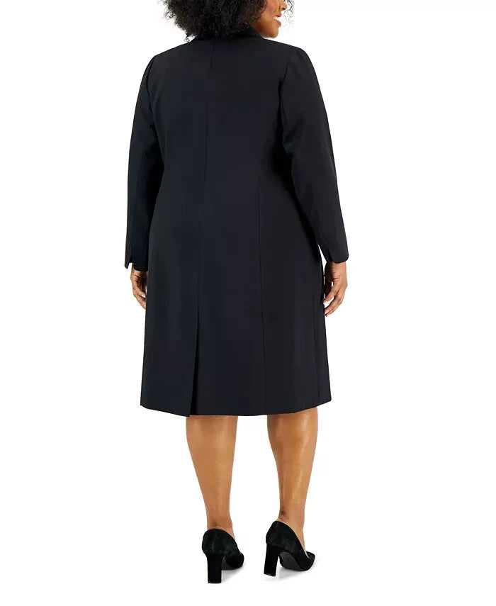 Le Suit Plus Size Topper Jacket & Sheath Dress Suit MSRP $330 Size 14W