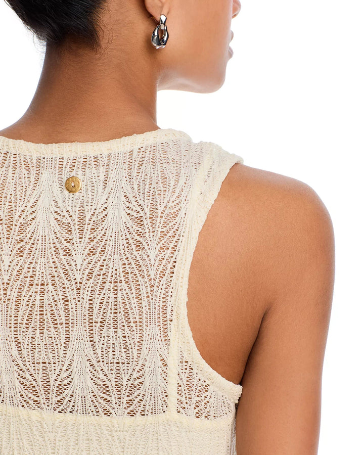 Palmacea Amber Fringe Hem Swim Cover-Up Dress MSRP $175