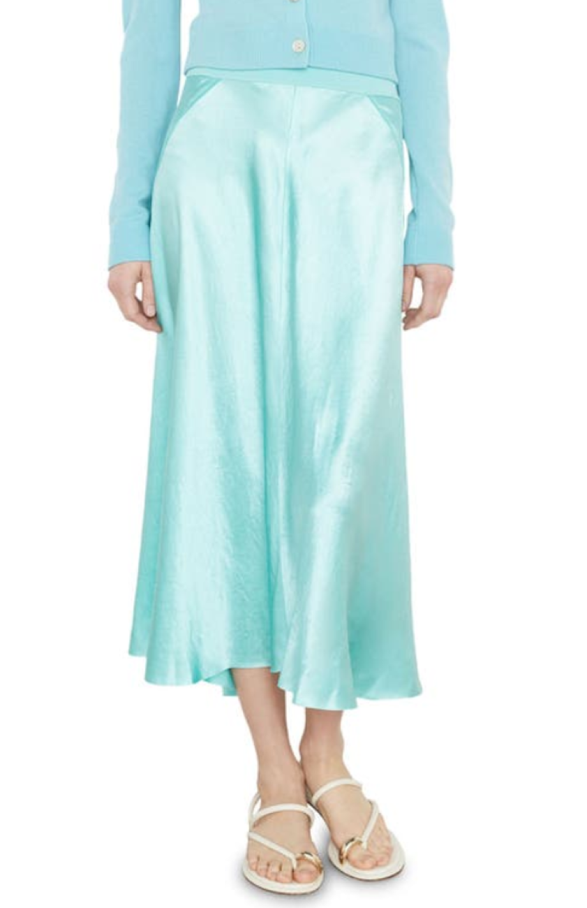 Vince Pull On Midi Skirt MSRP $365