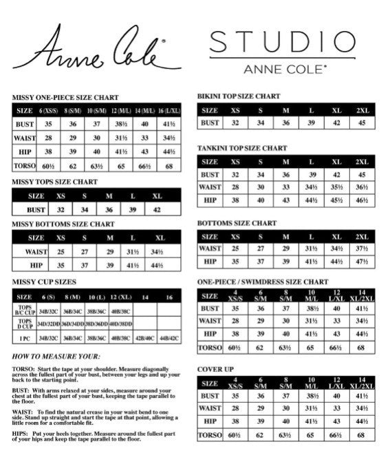 Anne Cole Surplice Underwire Tankini Top MSRP $74