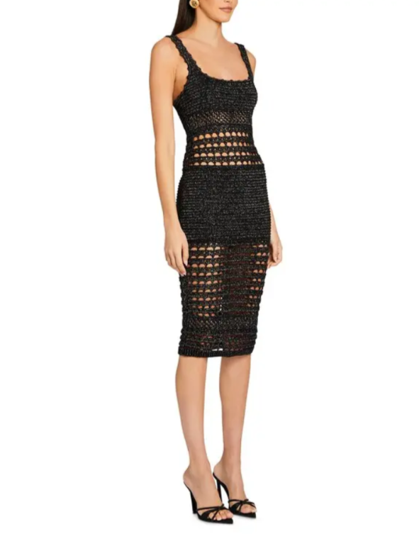 Retrofete Avril Crochet Dress MSRP $495