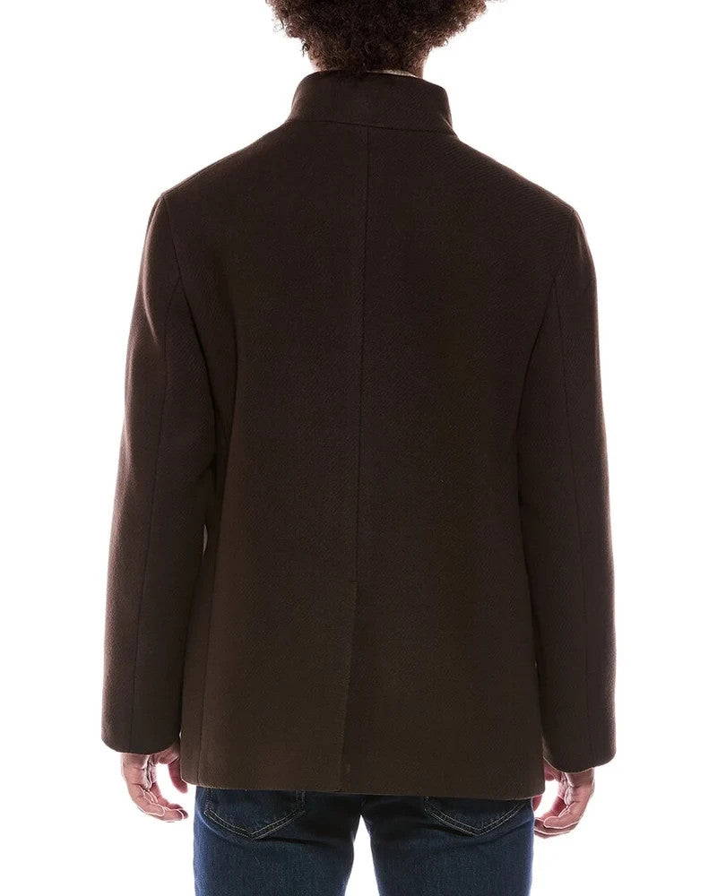 Theory Clarence Wool Melton Coat MSRP $765