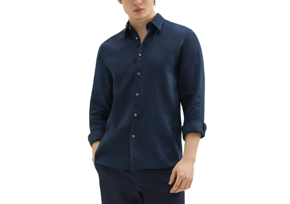 Theory Irving Shirt in Relaxed Linen MSRP $225