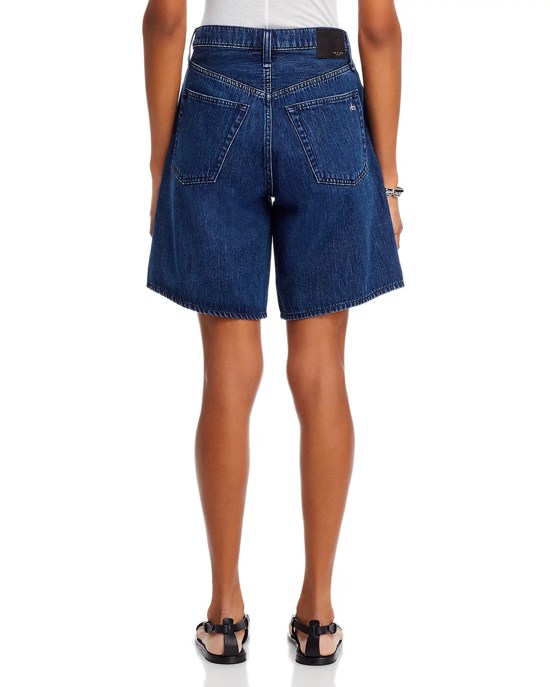 rag & bone McKenna Denim Bermuda Shorts MSRP $198