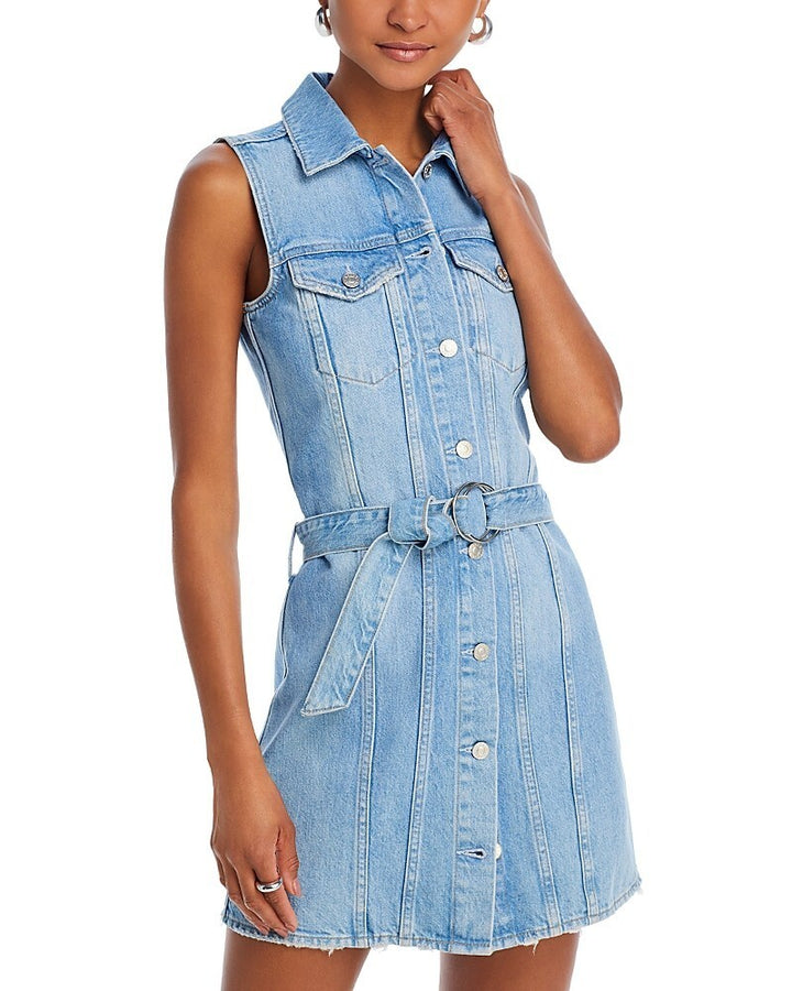 Rails Wilshire Denim Mini Shirtdress MSRP $228