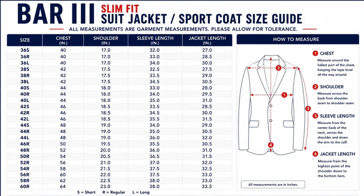 Bar III Skinny Fit Wrinkle-Resistant Wool-Blend Suit Separate Jacket MSRP $425