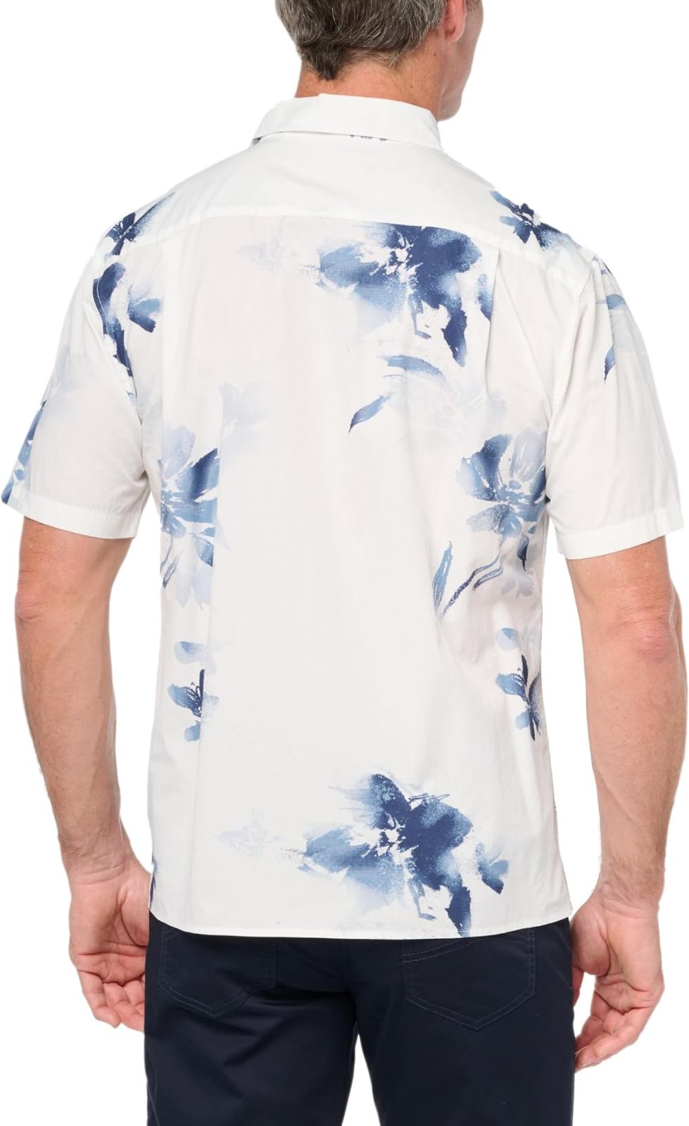 Vince Regular Fit Faded Floral Short Sleeve Shirt MSRP $225