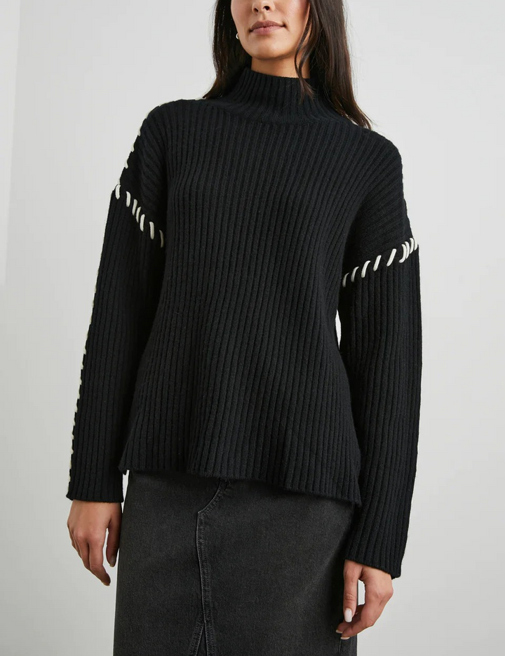 Rails Liam Wool Blend Turtleneck Sweater MSRP $248