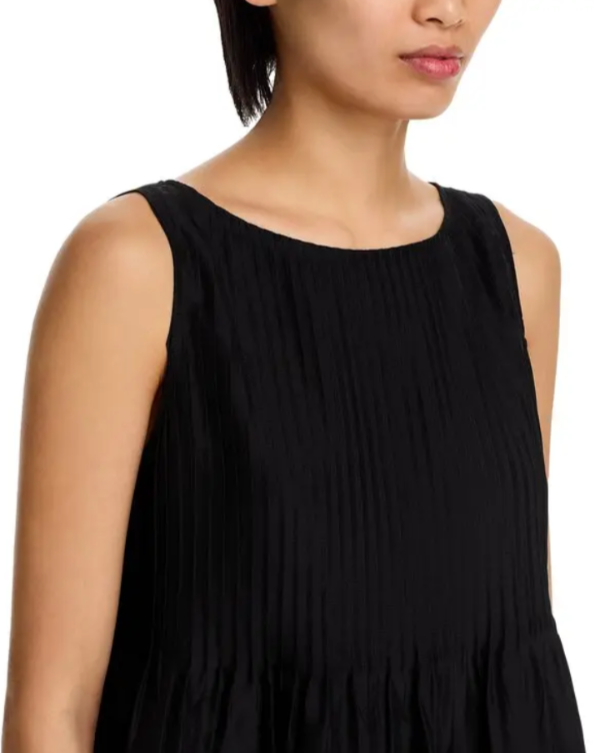 Eileen Fisher Plus Size Boat Neck Silk Shell Top MSRP $198