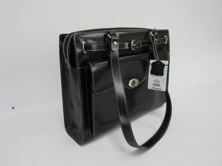 McKlein USA Joliet Black Leather Tote MSRP $440