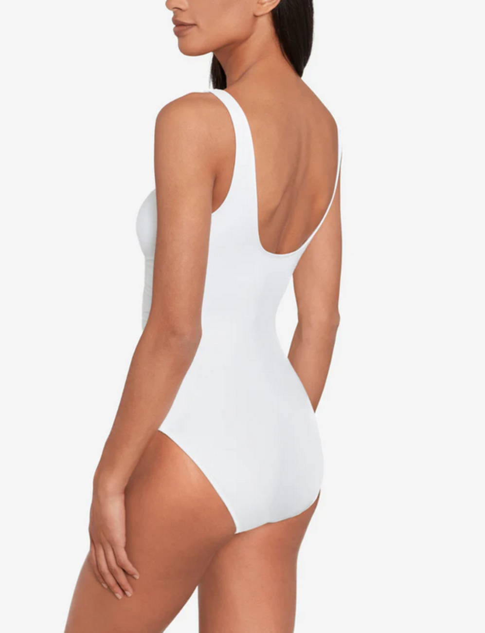 Lauren Ralph Lauren Ring Over The Shoulder One Piece Swimsuit MSRP $145