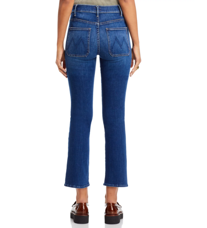 MOTHER The Patch Pocket Insider High Rise Jeans MSRP $258