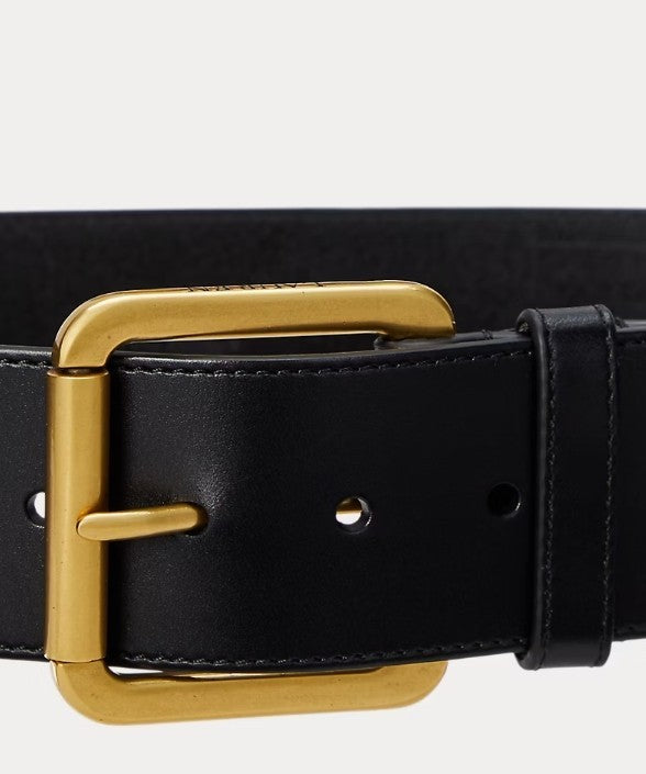Lauren Ralph Lauren Vachetta Wide Leather Belt MSRP $115