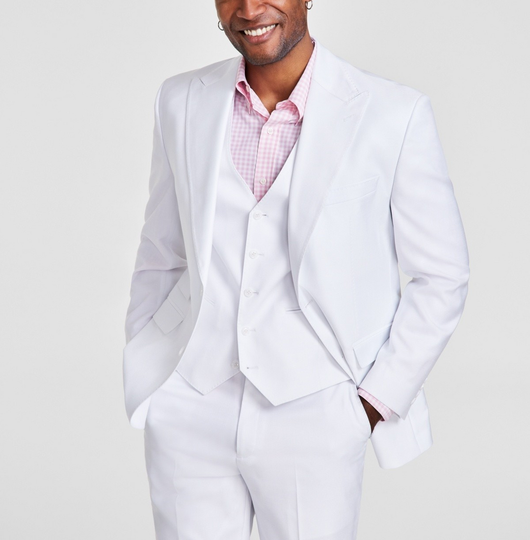 Tayion Collection Classic-Fit Solid Suit Separates Jacket MSRP $360